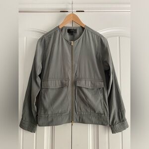 J. Crew Lightweight Women's‎ Army Green Jacket Size S EUC